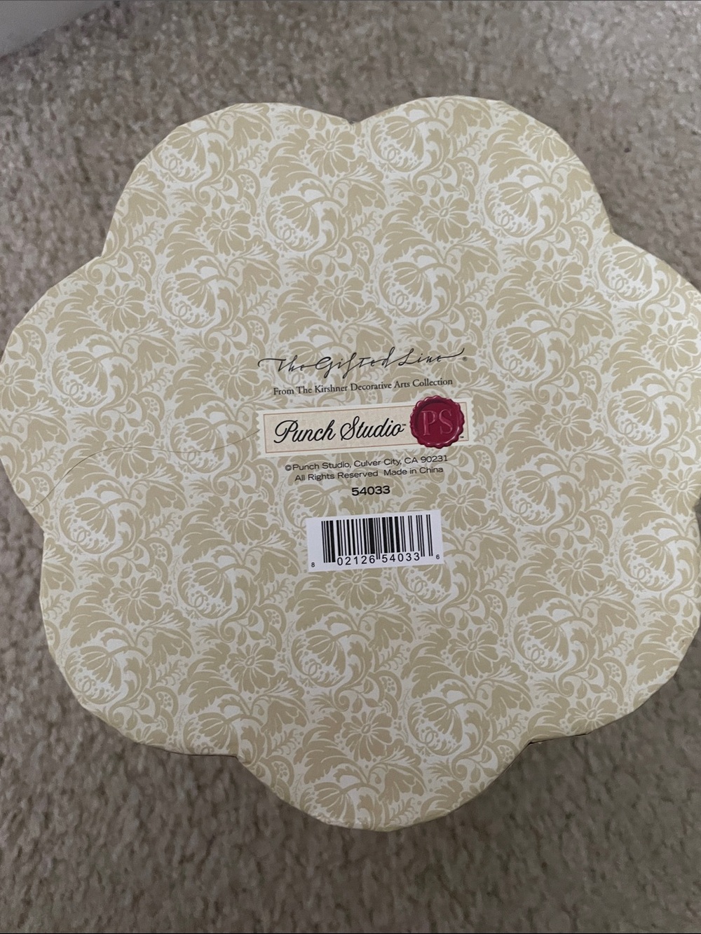 Floral Bird Decorative Trinket Box - Cream and Pink - Picture 4 of 4